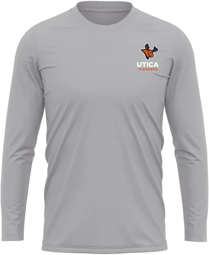 Miniatura 323 de Camisa deportiva de manga larga oficial de la NCAA Collegiate para hombre, con logotipo en el pecho izquierdo, colección Athletic Heather