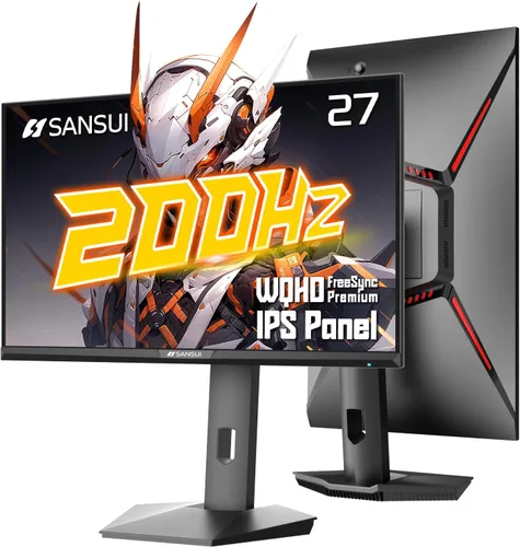 Miniatura 12 de SANSUI Monitor portátil de 15.6 pulgadas FHD 1080P Monitor de viaje para laptop, USB C HDMI ultrafino IPS pantalla de computadora con altavoces