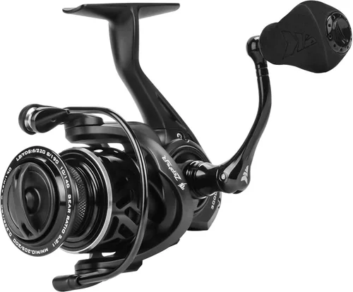 Miniatura 8 de KastKing Zephyr Spinning Reels – 7+1/6+1 BB – Carbon Fiber Drag – Stainless Steel Shaft – Aluminum & CNC Spool – Black/Green/Orange – Sizes 500/1000