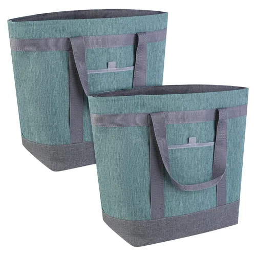 Miniatura 11 de Bolsa de mano reutilizable aislada para compras de comestibles para mujeres/hombres, pizza/bolsa de entrega de alimentos para mantener la comida