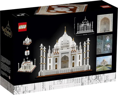 Miniatura 8 de LEGO Architecture Taj Mahal 21056 Set de Construcción - Colección de Monumentos, Modelo para Exhibición, Idea de Regalo de Decoración del Hogar