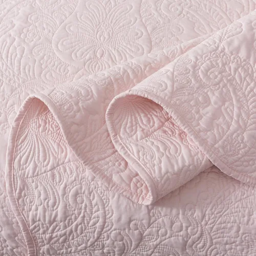 Miniatura 265 de HoneiLife - Juego de colcha de tamaño Queen, juego de ropa de cama de pana bordada de 3 piezas, colcha de lujo, ligera, cálida, para todas las Pana
