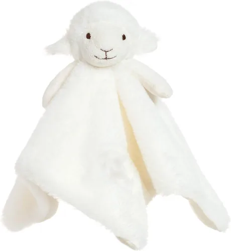 Apricot Lamb Manta de felpa de lujo de oveja blanca de cordero blanco, manta de seguridad con animales de peluche, manta de personaje para el cuarto