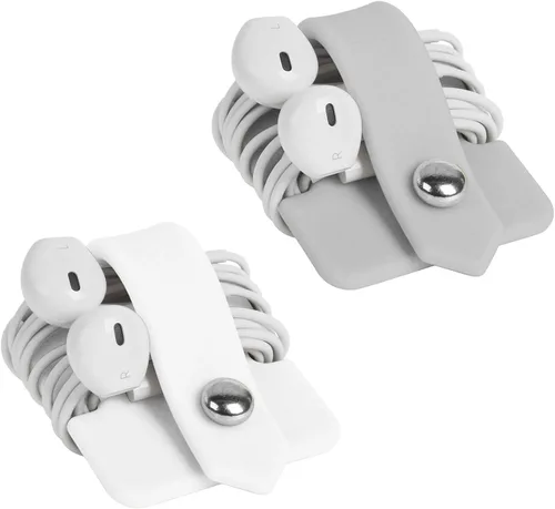 Miniatura 18 de Organizador de Cables con Soporte para Auriculares, Enrollador de Auriculares, Organizador de Auriculares, Auriculares para Auriculares, Enrollador