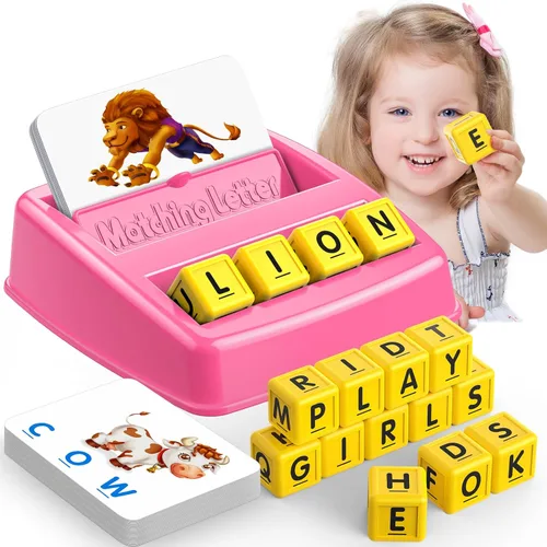 Miniatura 9 de LIWIN LET'S GO! Juegos educativos para niños de 3 a 8 años, juego de emparejar letras para niños de 3 a 8 años, juguetes educativos para niños de 3