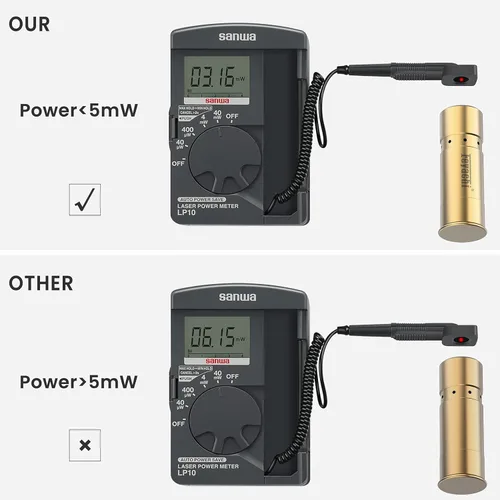 Miniatura 5 de Feyachi Bore Sight 9MM/223 5.56/12GA Punto Rojo Laser Zeroing Bore Sighter Pistola Laser Boresighter con 3 Juegos Latón
