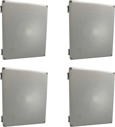 Miniatura 13 de Caja de conexiones eléctricas resistente a la intemperie de 4 x 4 x 2.4 pulgadas, carcasa impermeable IP65 para exteriores, plástico