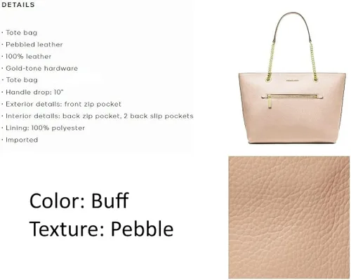 Miniatura 2 de Michael Kors Jet Set - Bolso de mano mediano con cremallera en la parte superior y bolsillo