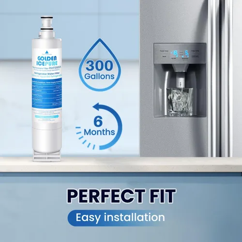 Miniatura 7 de GOLDEN ICEPURE 4396508 Filtro de agua para refrigerador, repuesto para filtro EveryDrop 5, 4396510, EDR5RXD1, Whirlpool 4396508, 4396510, 4392857