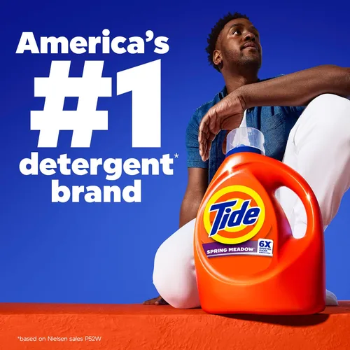 Miniatura 11 de Tide Detergente líquido para ropa, original, 100 cargas, 146 onzas líquidas, compatible con alta eficiencia