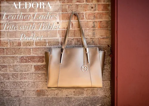 Miniatura 5 de McKlein Aldora - Bolso de piel para mujer con bolsillo para tablet