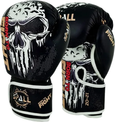 Boxing Gloves for Men & Women - Pro Training Sparring Punching Gloves - Muay Thai MMA, Kickboxing Heavy Bag Workout Leather Boxing Gloves Negro