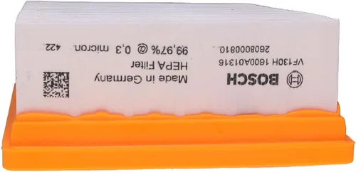 Miniatura 4 de Bosch Filtro HEPA plano VF130H, captura el 99.97% de las partículas para un control superior de alergias y polvo