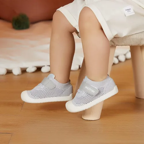 Miniatura 4 de BMCiTYBM Zapatos para caminar de malla transpirable para bebés, niños y niñas, ligeros, antideslizantes, para primeros pasos, 6, 9, 12, 18, 24 meses