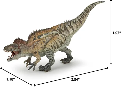 Miniatura 9 de Papo - Pintado a mano - Dinosaurios - Acrocanthosaurus - 55062 - Coleccionable - para Niños - Adecuado para Niños y Niñas - a partir de 3 años