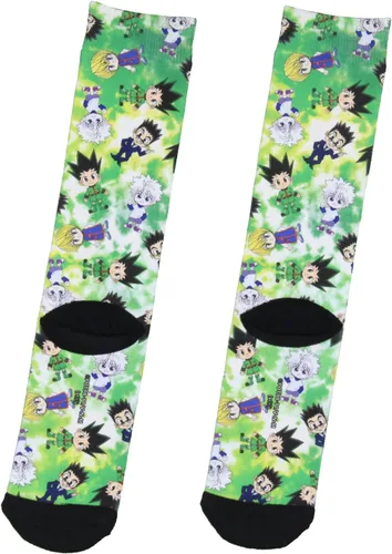 Miniatura 2 de Bioworld Hunter X Hunter Anime Chibi Characters - Calcetines sublimados para adultos, 1 par, Hunter X Hunter 2