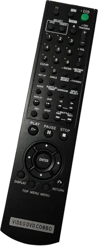 Mando a distancia reemplazado compatible con Sony SLV-D201 SLVD500P SLV-D300 SLVD201P SLV-D261P SLVD380 SLV-D560P TV DVD VCR Combo Player