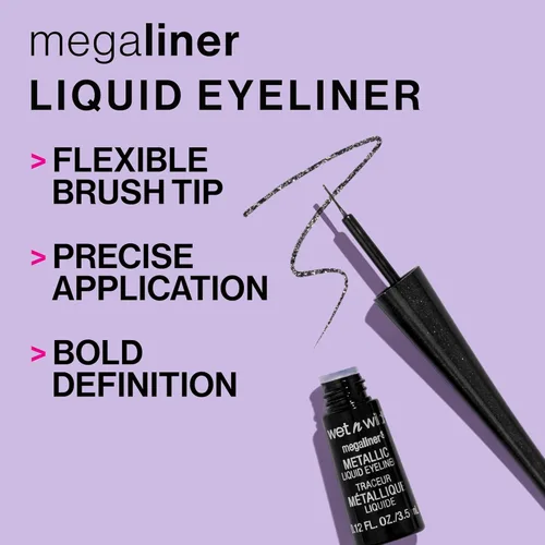 Miniatura 3 de wet n wild MegaLiner - Delineador de ojos líquido - Negro