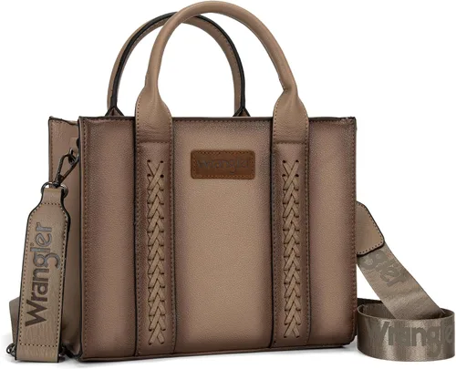 Miniatura 13 de Bolso tote mediano Wrangler para mujer, bolsos de diseñador, bolsos de mano con asa superior y correa