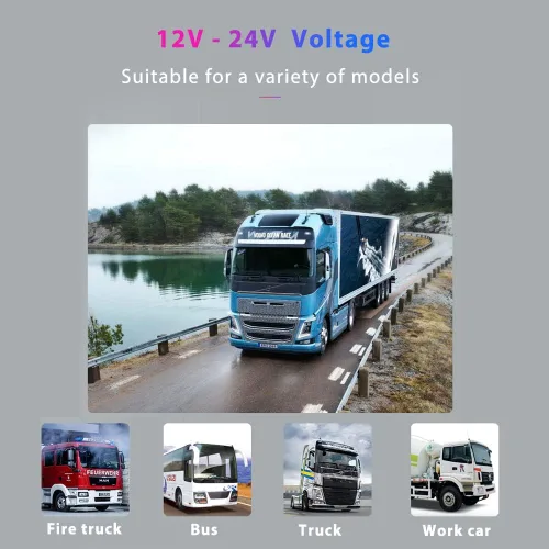 Miniatura 6 de Cámara de respaldo inalámbrica solar magnética WiFi para camiones/RV/remolque, cámara de visión trasera recargable 1080P Hikity, cámara inversa