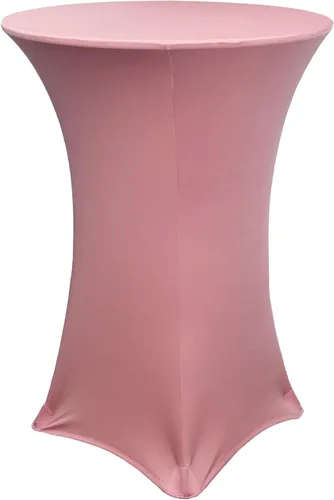 Miniatura 35 de YOUR CHAIR COVERS - Mantel redondo de elastano elástico para cóctel, 30 pulgadas de profundidad x 42 pulgadas de alto, color amarillo, mantel