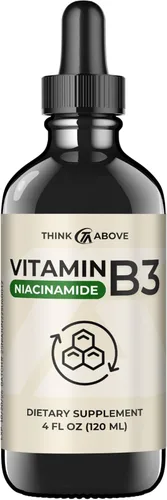 Miniatura 6 de Think Above Vitamina B3 Niacinamida Líquido – Forma de Niacina B3 – Prácticas gotas de Niacinamida de Vitamina B3 para Mujeres y Hombres – Fácil