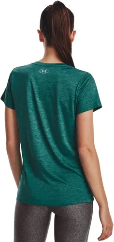 Miniatura 4 de Under Armour Tech Camiseta de manga corta y cuello en V para mujer, jaspeada