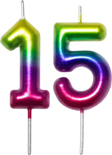 Miniatura 118 de DERVENTA Vela con números de 2.36 pulgadas, decoración perfecta para cumpleaños, brunch, postre, pastel, 1 pieza (número 0 rosa)