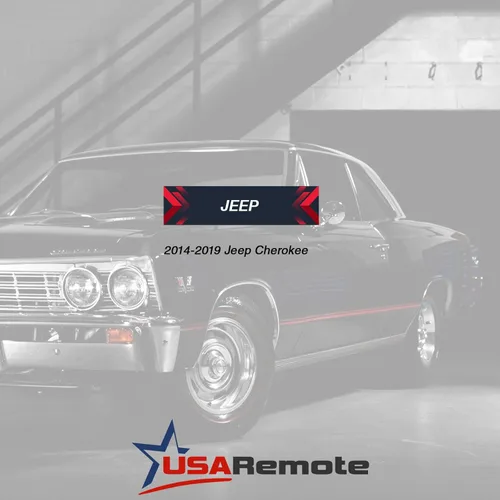 Miniatura 4 de USARemote Control remoto inteligente de entrada sin llave para Jeep Cherokee 2014-2019 (negro, plástico, SUV, GQ4-54T)
