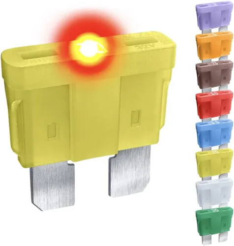 Miniatura 6 de CARAX Fusible incandescente – Fusible Premium Standard Regular Blade ATC/ATO/ATS – Surtido – Fusible automotriz LED brillante cuando se sopla