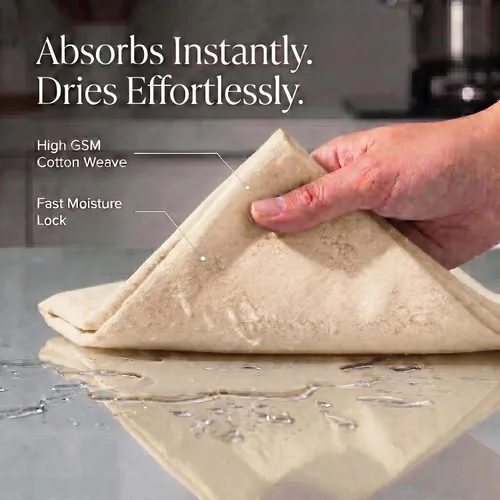 Miniatura 186 de Urban Villa Toallas de cocina 100% algodón para cocina (juego de 6) 20"x30" toallas de cocina altamente absorbentes, juego de ropa de cocina
