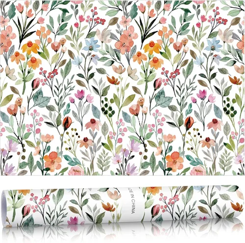 Miniatura 23 de Gersoniel 10 hojas de forros de cajones para aparadores, revestimientos de cajones perfumados, papel perfumado no adhesivo para estantes fragantes