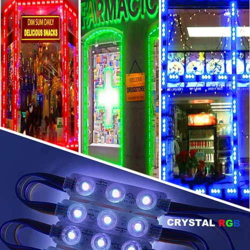 Miniatura 5 de EAGWELL Luces LED de módulo, 40 pies SMD 5050 Luz de ventana de escaparate impermeable Luces LED de negocios Luz decorativa para tienda Señales