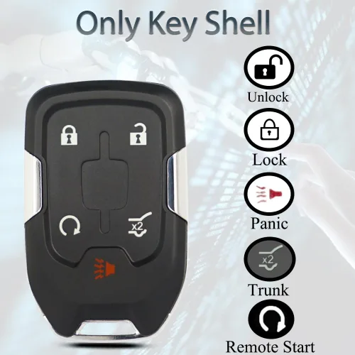 Miniatura 4 de SUPALAND Carcasa de Repuesto para Llavero Compatible con GMC Terrain Acadia 2017 2019 2020 2021 2022 2023 Control Remoto de Entrada sin Llave