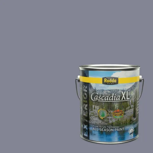 Miniatura 129 de Rodda Paint CASCADIA XL - Pintura e imprimación satinada para exteriores en uno, cuarto de galón, blanco abstracto