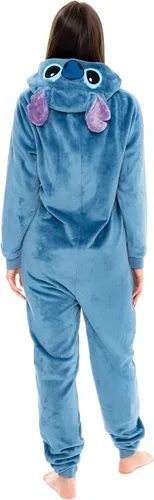Miniatura 4 de Disney Lilo And Stitch - Mameluco para mujer con texto en inglés "I Lilo And Stitch", pijama de forro polar para mujer