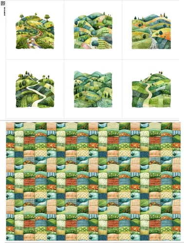 Miniatura 110 de Paquete de tela de algodón de color sólido, 50 cuadrados precortados (8 x 8 x 8 pulgadas), 100% algodón, 120 GSM, fabricado en Türkiye