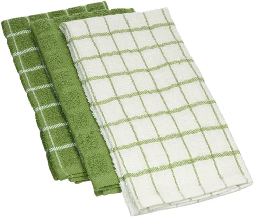 Miniatura 20 de Ritz Juego de paños de cocina a cuadros: altamente absorbente y súper suave - 100% algodón, paños de limpieza de cocina duraderos para limpiar mesas