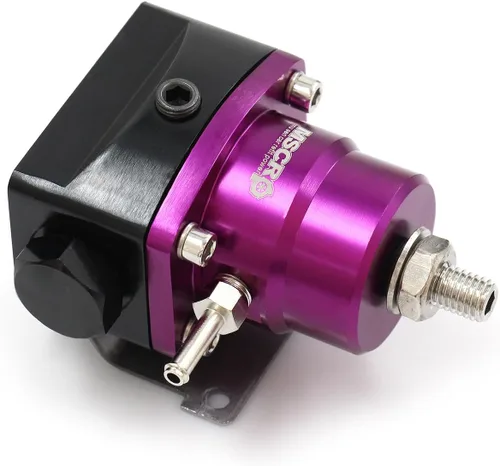 Miniatura 5 de Kit de regulador de presión de combustible EFI universal ajustable con manómetro de presión de combustible de 0-160 psi y kit de conectores