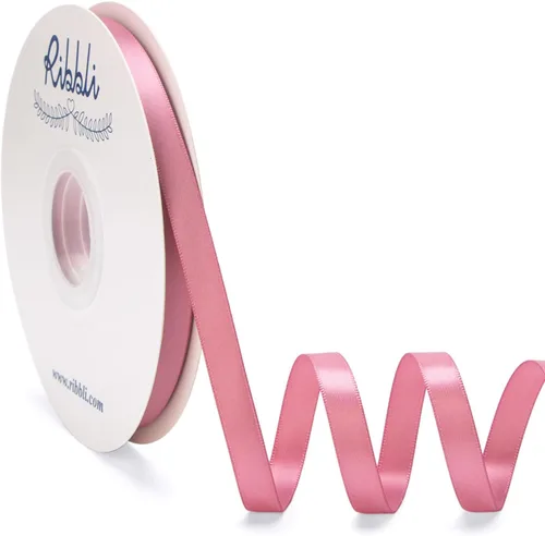 Miniatura 29 de Ribbli Cinta de satén negra de doble cara de 3/8 pulgadas x 50 yardas, cinta negra para envolver regalos, manualidades, decoración de boda, lazos