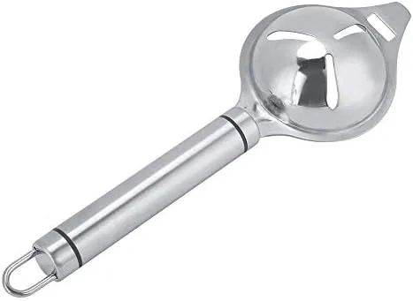 Filtro separador de yugo de huevo, separador de colador de claras de huevo y yemas, separador de acero inoxidable - Colador divisor de huevos,