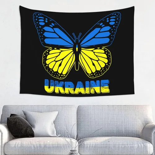 Miniatura 25 de Póster de tapiz de bandera de El Salvador de mariposa de 29 x 37 pulgadas, decoración del hogar, decoración para colgar en la pared, dormitorio
