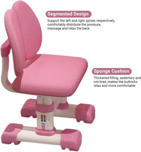 Miniatura 8 de Juego de mesa y silla de estudio para niños, escritorio escolar grande para niños, mesa infantil de material ecológico, escritorio para niños