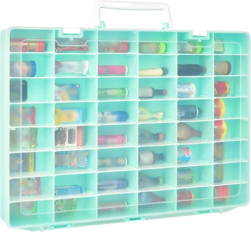 Miniatura 17 de FULLCASE Estuche coleccionista compatible con Mini Brands 5 Surprise Series 1, 2, 3, 4, Mystery Capsule, juguete coleccionable en miniatura real
