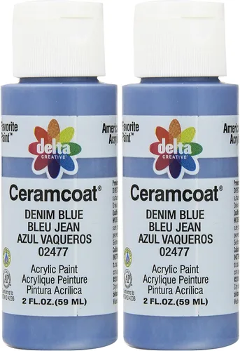 Miniatura 150 de Delta Creative Ceramcoat - Pintura acrílica en varios colores (2 onzas), 2436, carbón