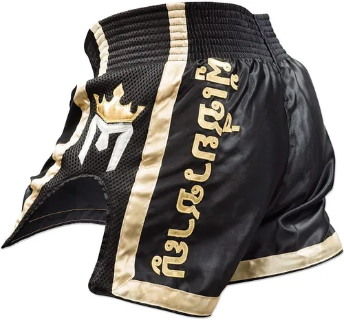 Miniatura 3 de Meister Pantalones cortos ELITE Muay Thai - Cintura totalmente elástica con malla