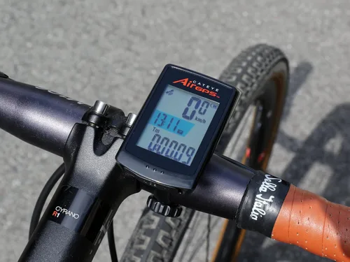 Miniatura 6 de CATEYE AirGPS - Computadora de bicicleta recargable por USB - Computadora de ciclismo GPS con Bluetooth ANT+, velocímetro de bicicleta GPS, montaje
