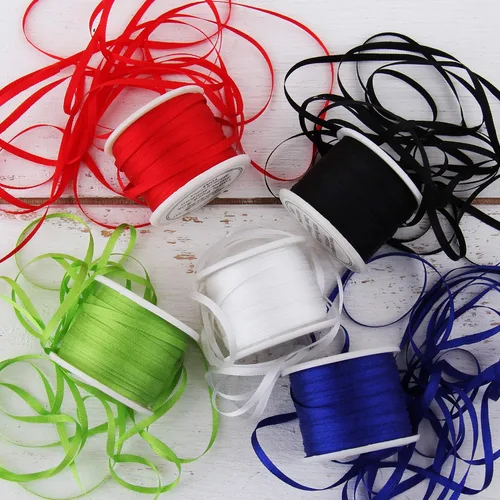 Miniatura 31 de Threadart Juego de cintas de seda - Tonos azules - Colección Five Spool - 100% seda pura - 55 yardas