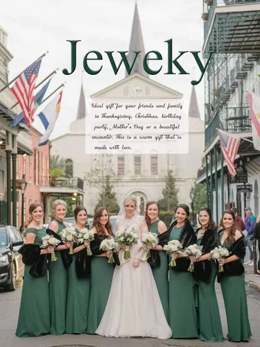 Miniatura 7 de Jeweky Chales y envolturas de piel sintética para novia de los años 20, estolas y bufandas de piel sintética para mujeres y damas de honor