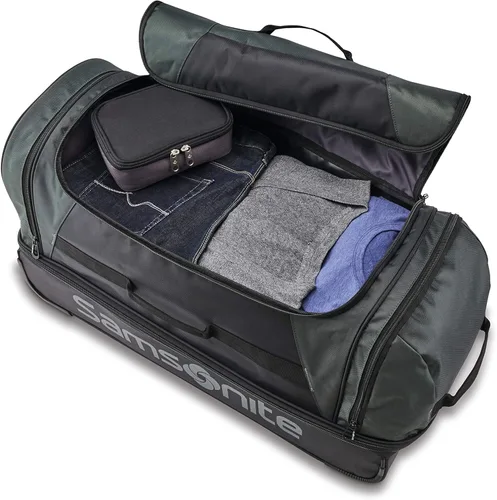 Miniatura 3 de Samsonite Andante - Mochila de lona con 2 ruedas, Musgo VerdeNegro), 117224-C065